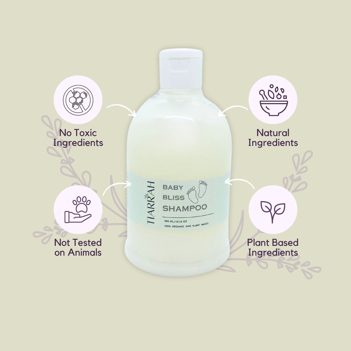 Tiarrah's Baby Bliss Shampoo: Pure, Safe, Gentle - The Luxury Bath and Body Care Shop