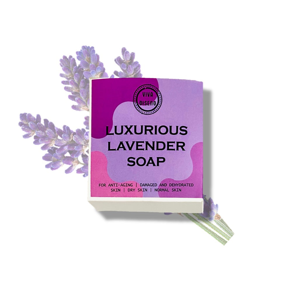 Tiarrah Luxurious Lavender Soap: Natural, Organic, Non-Toxic - The Luxury Bath and Body Care Shop