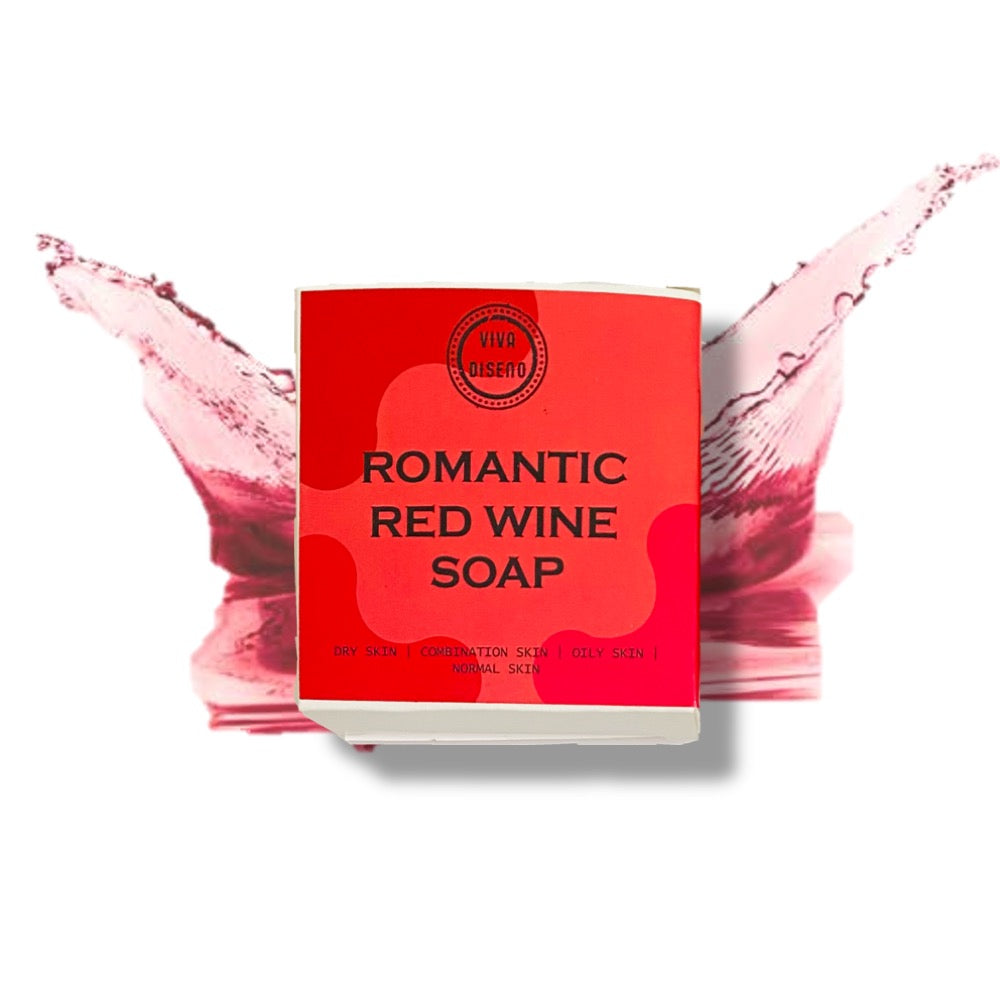 Tiarrah Romantic Red Wine Soap: Natural, Organic, Non-Toxic - The Luxury Bath and Body Care Shop