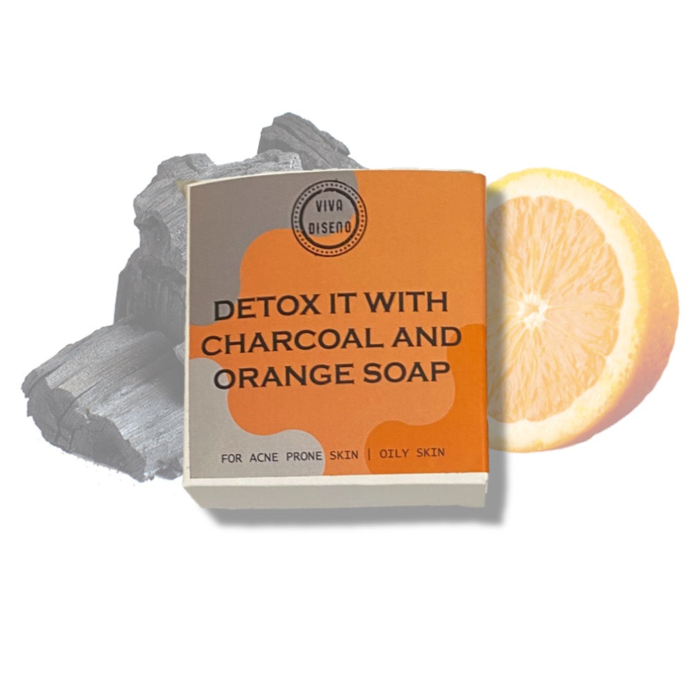 Tiarrah Charcoal and Orange Soap: Natural, Organic, Non-Toxic - The Luxury Bath and Body Care Shop