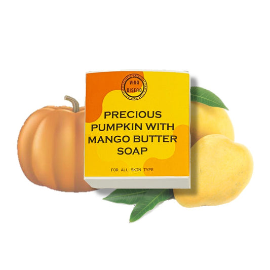 Tiarrah Pumpkin with Mango Butter Soap: Natural, Organic, Non-Toxic - The Luxury Bath and Body Care Shop