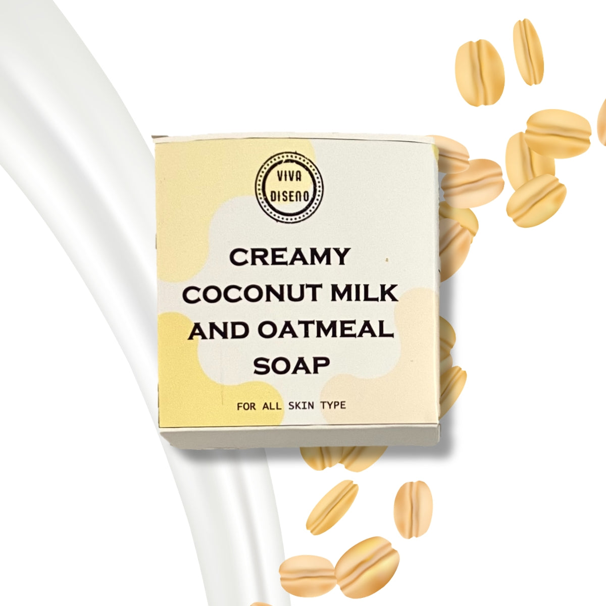 Tiarrah Creamy Coconut Milk and Oatmeal Soap: Natural, Organic, Non-Toxic - The Luxury Bath and Body Care Shop